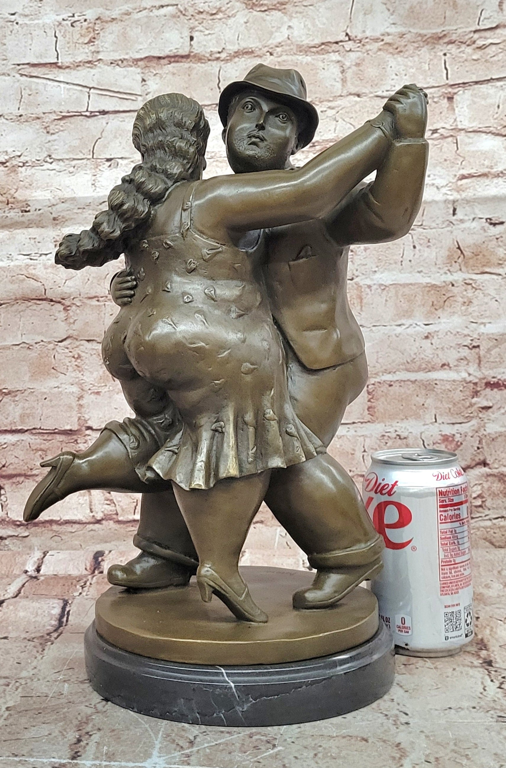 Bronze Dancing Couple II Signed by Fernando Botero