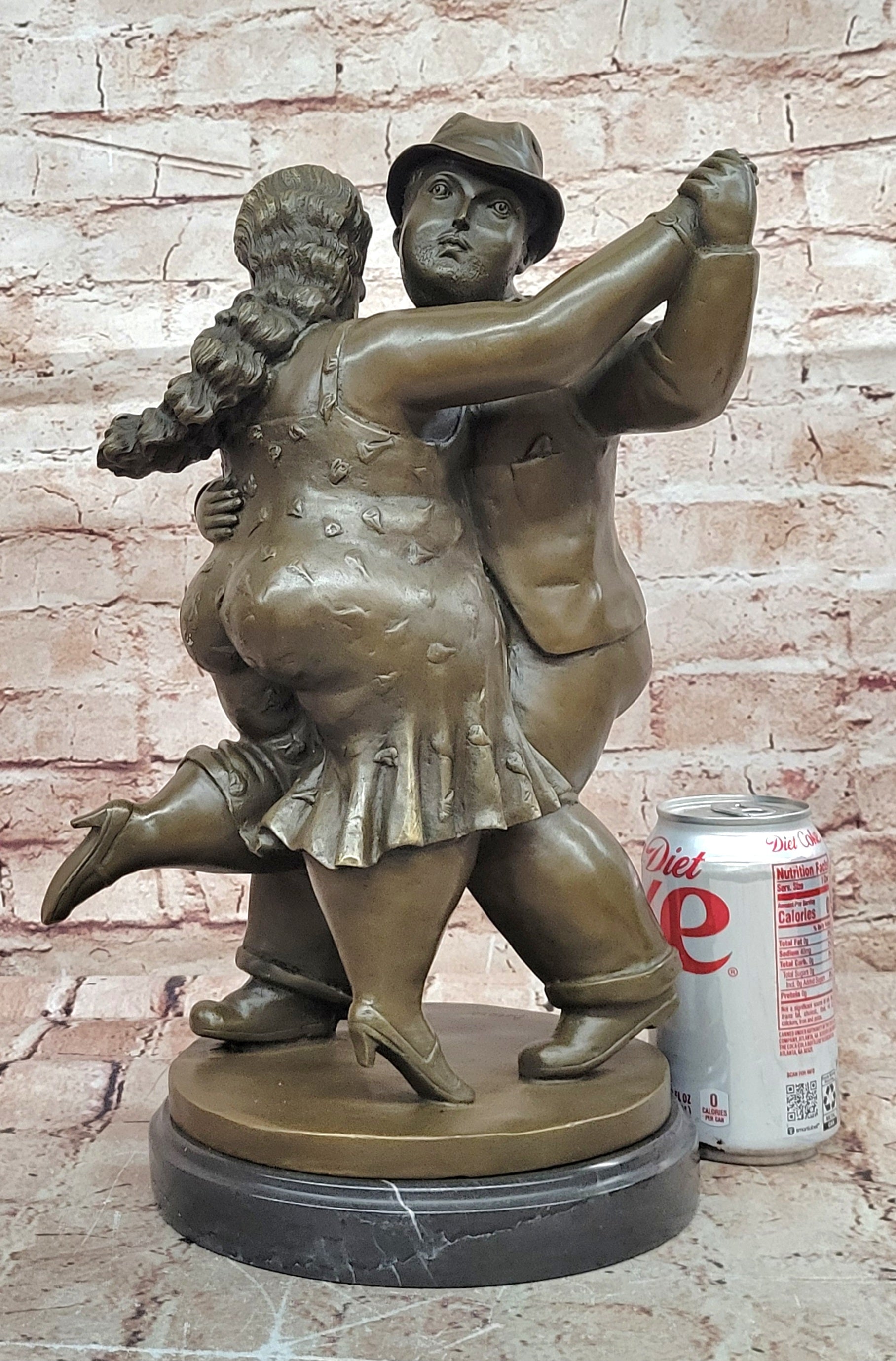 Bronze Dancing Couple II Signed by Fernando Botero