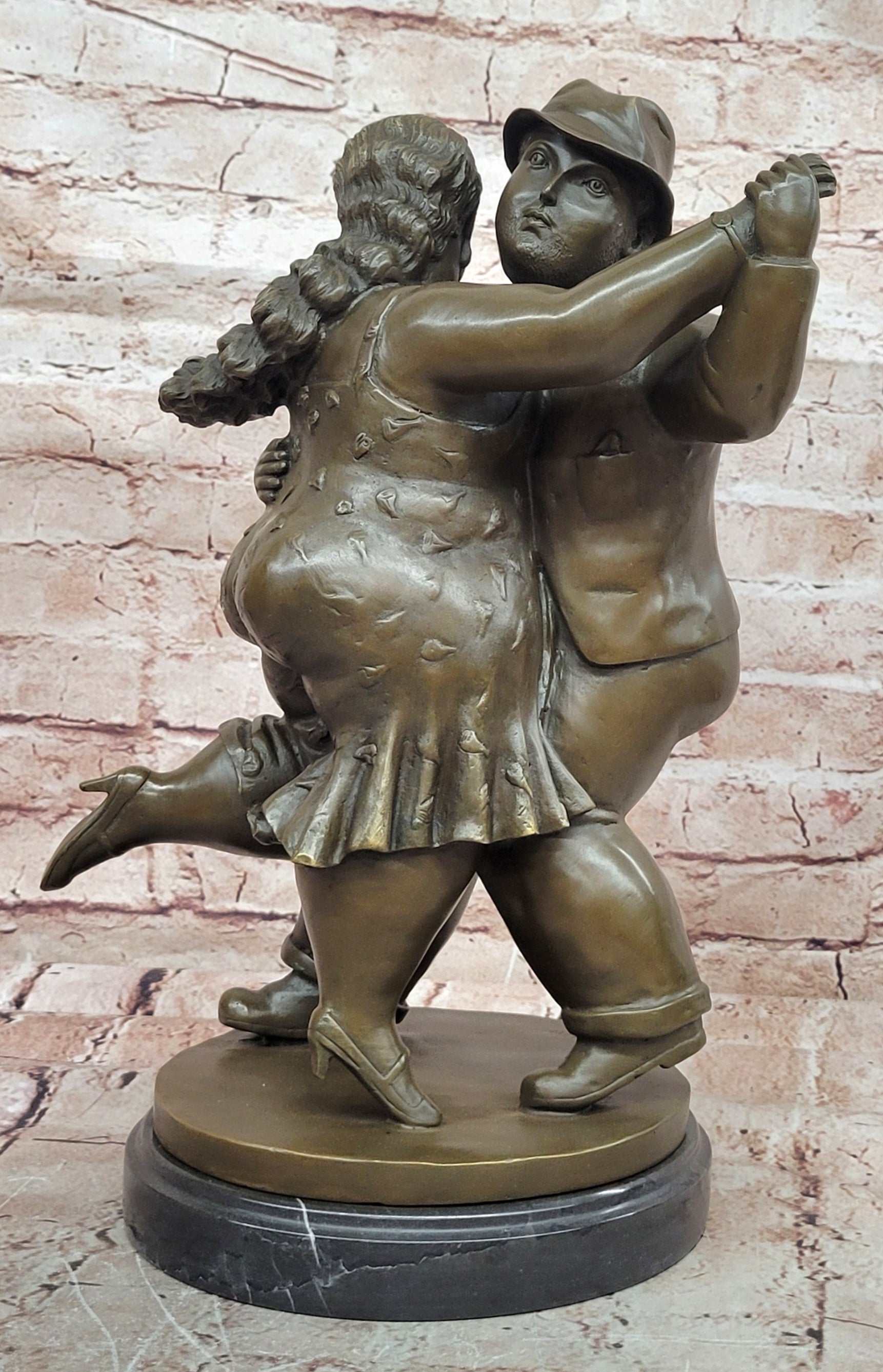 Bronze Dancing Couple II Signed by Fernando Botero