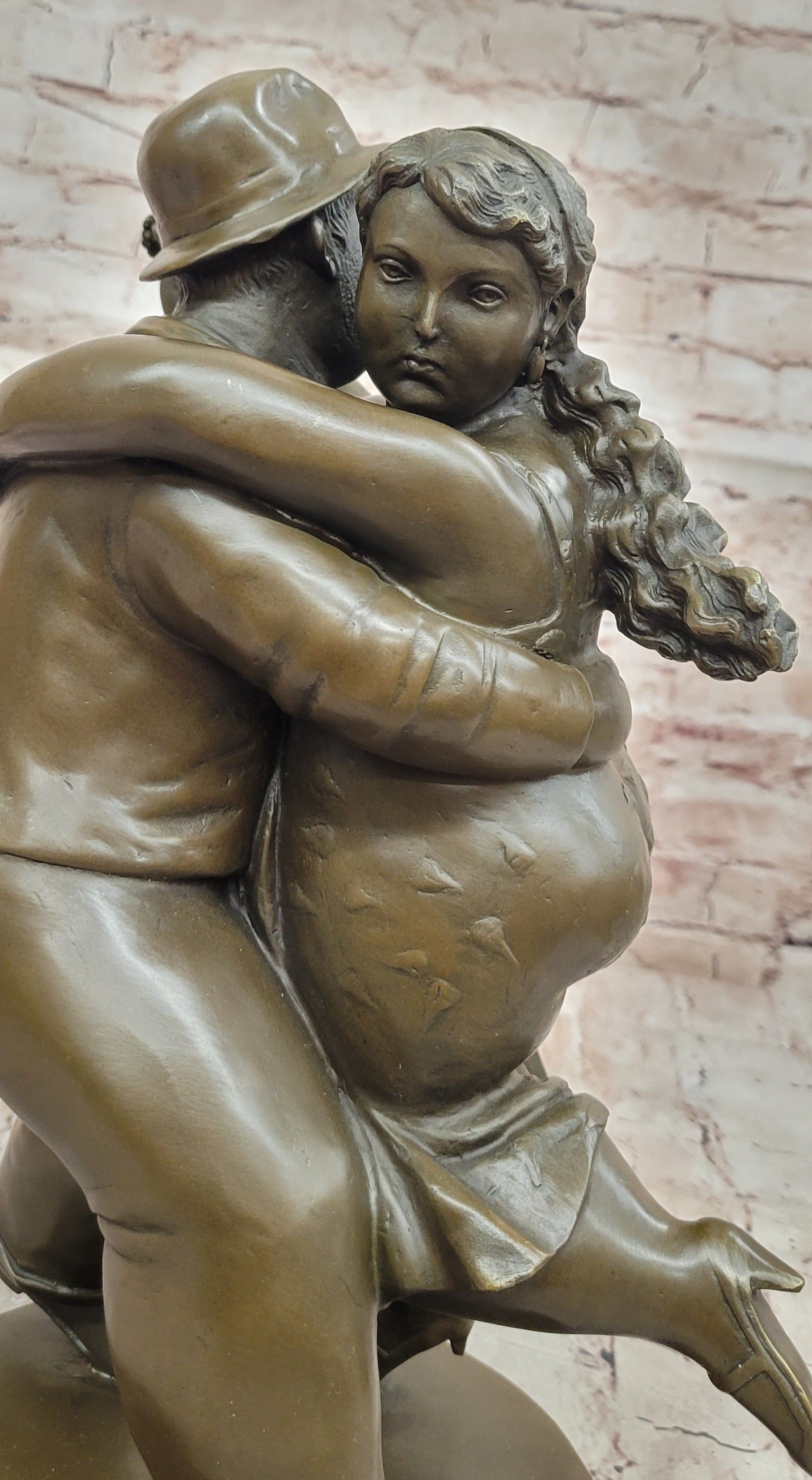 Bronze Dancing Couple II Signed by Fernando Botero