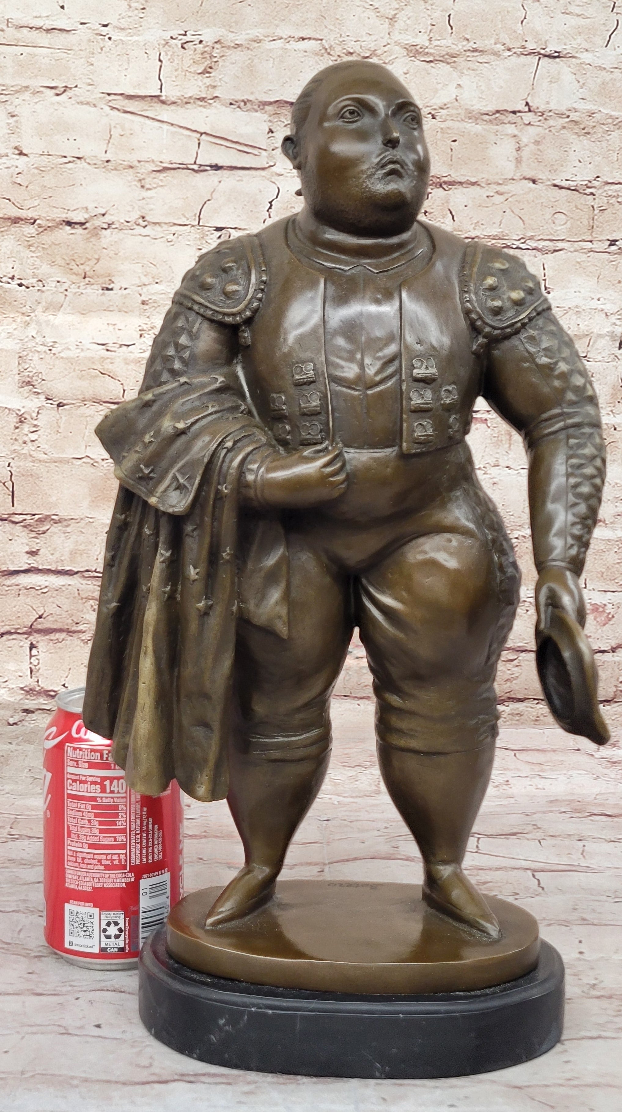 Spanish Matador Bullfighter Bronze Sculpture by Fernando Botero