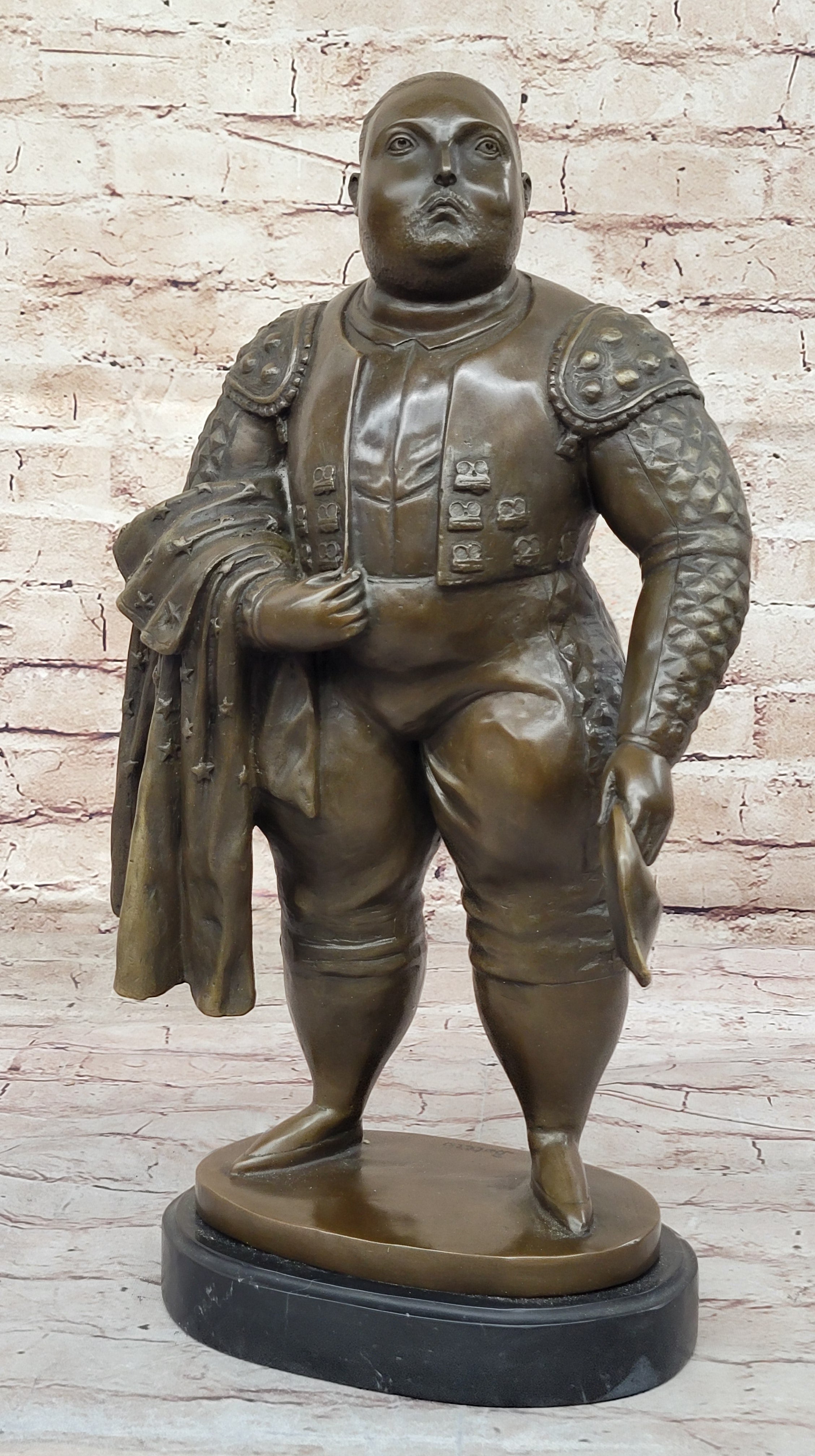 Spanish Matador Bullfighter Bronze Sculpture by Fernando Botero