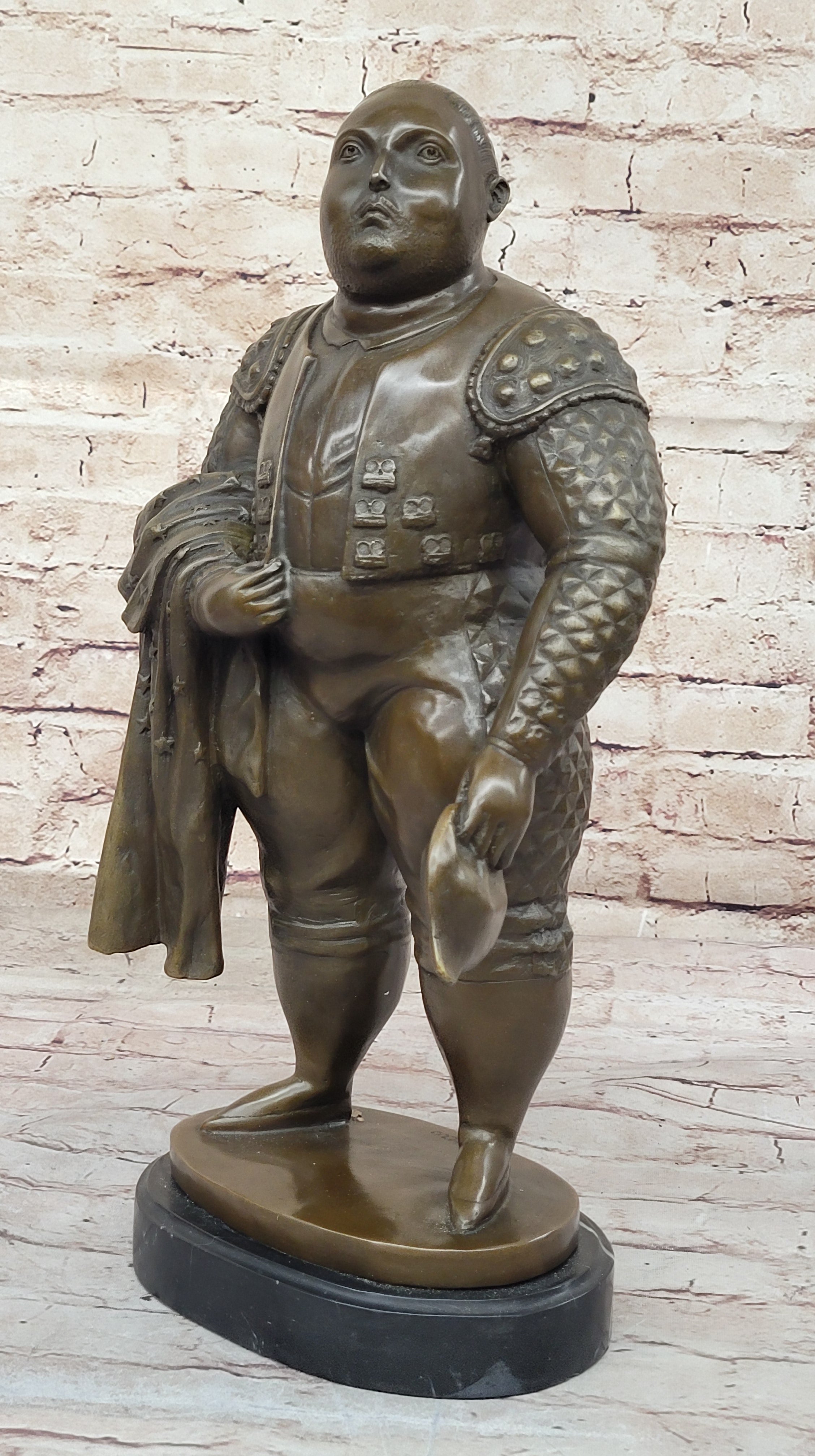 Spanish Matador Bullfighter Bronze Sculpture by Fernando Botero