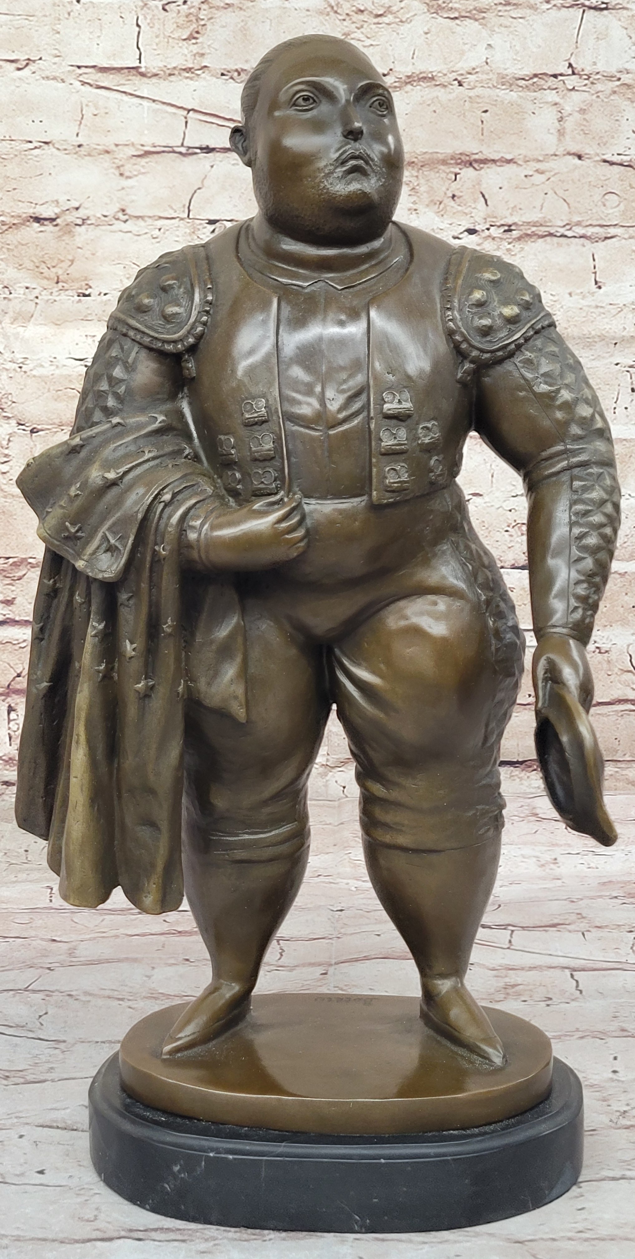 Spanish Matador Bullfighter Bronze Sculpture by Fernando Botero