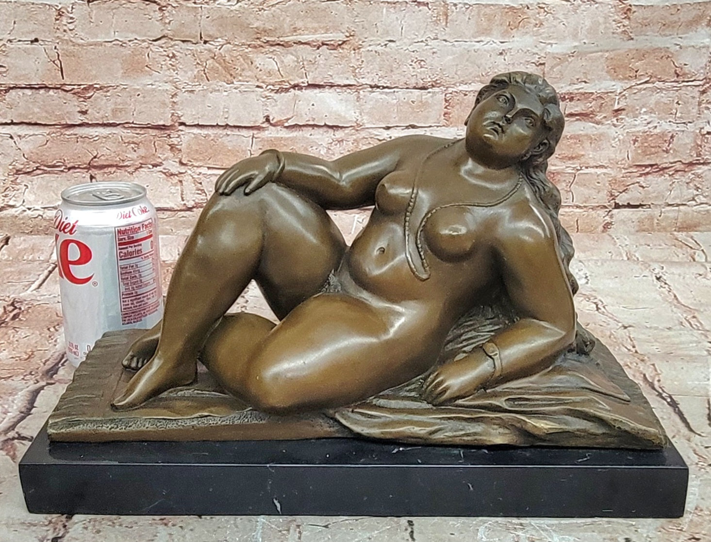 La Playa Bronze Sculpture by Fernando Botero