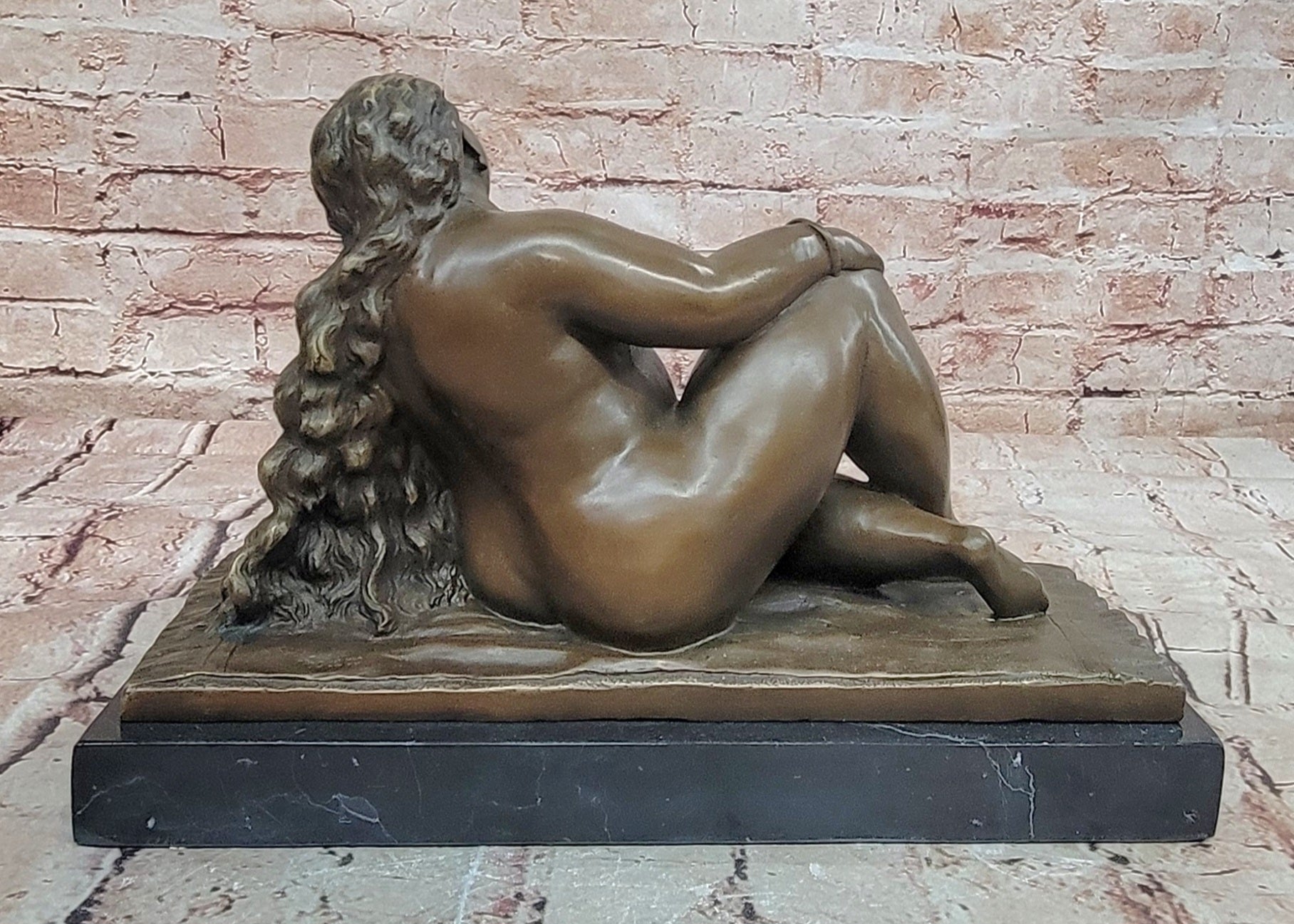 La Playa Bronze Sculpture by Fernando Botero