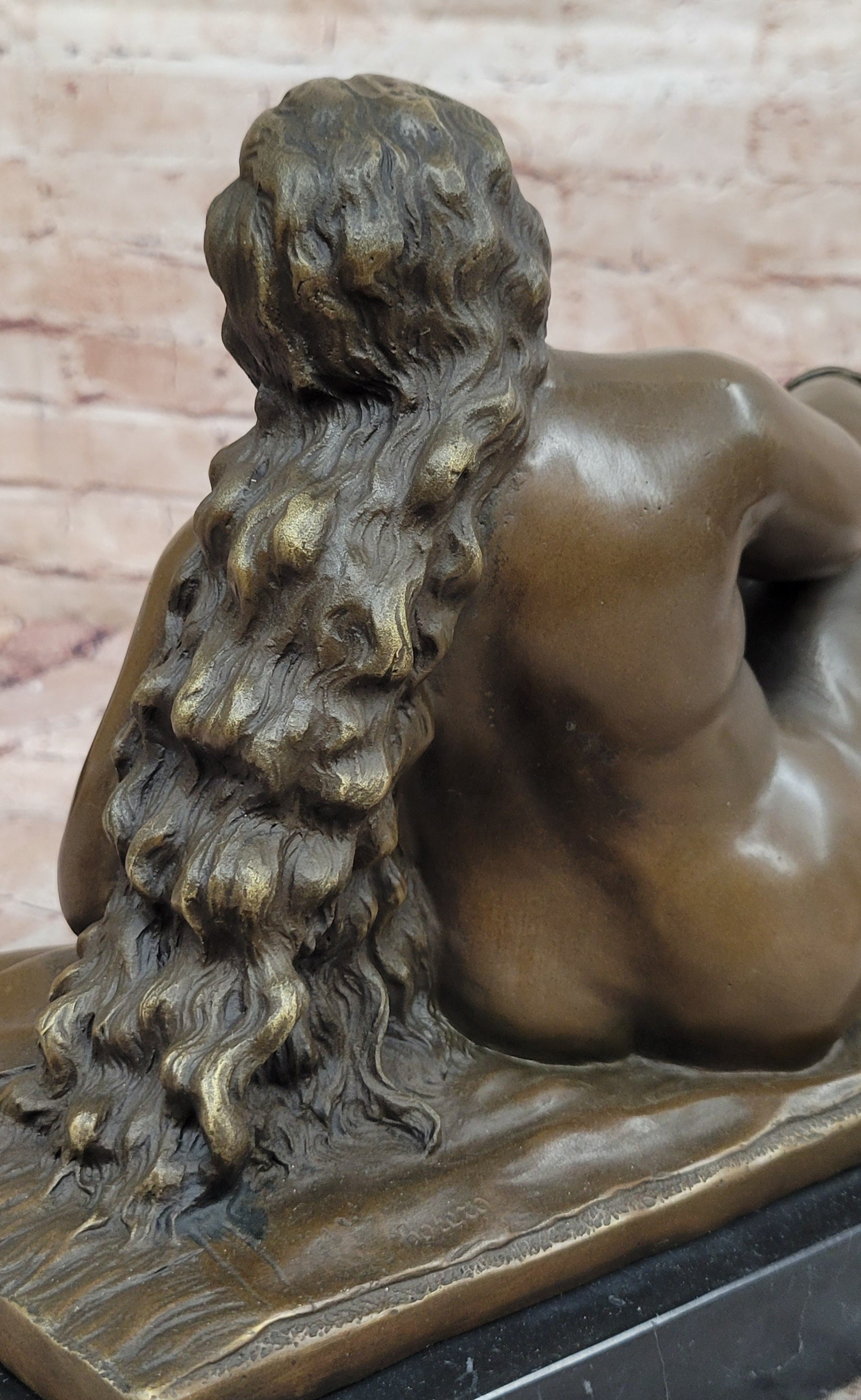 La Playa Bronze Sculpture by Fernando Botero