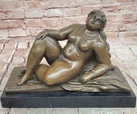 La Playa Bronze Sculpture by Fernando Botero