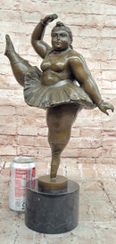 Bronze Ballerina with Leg Up by Fernando Botero