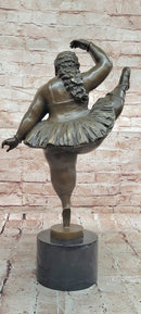 Bronze Ballerina with Leg Up by Fernando Botero