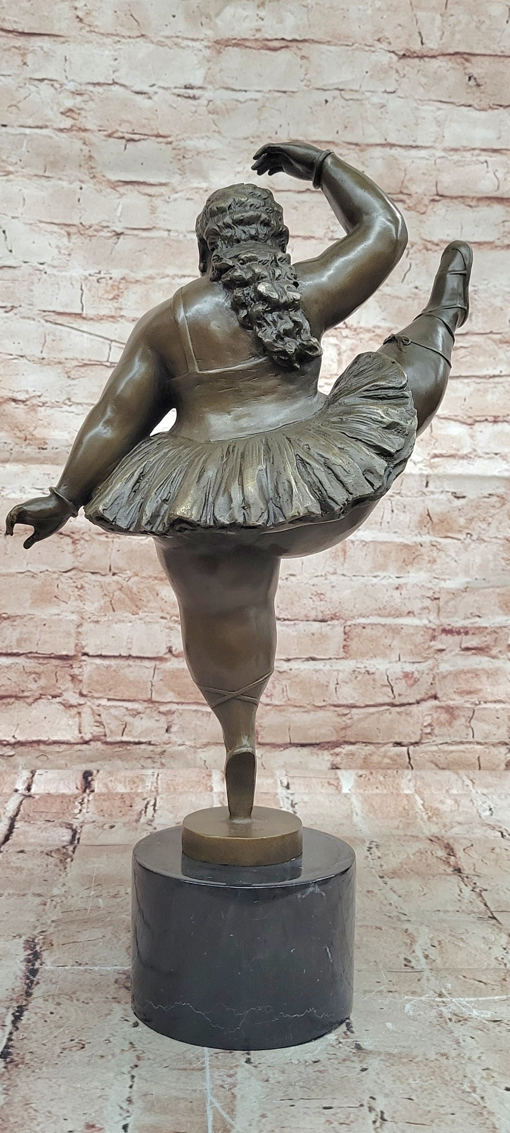 Bronze Ballerina with Leg Up by Fernando Botero
