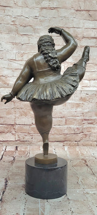 Bronze Ballerina with Leg Up by Fernando Botero