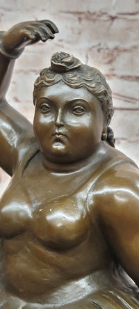 Bronze Ballerina with Leg Up by Fernando Botero
