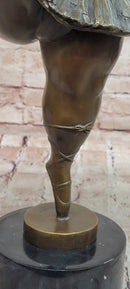 Bronze Ballerina with Leg Up by Fernando Botero