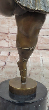 Bronze Ballerina with Leg Up by Fernando Botero
