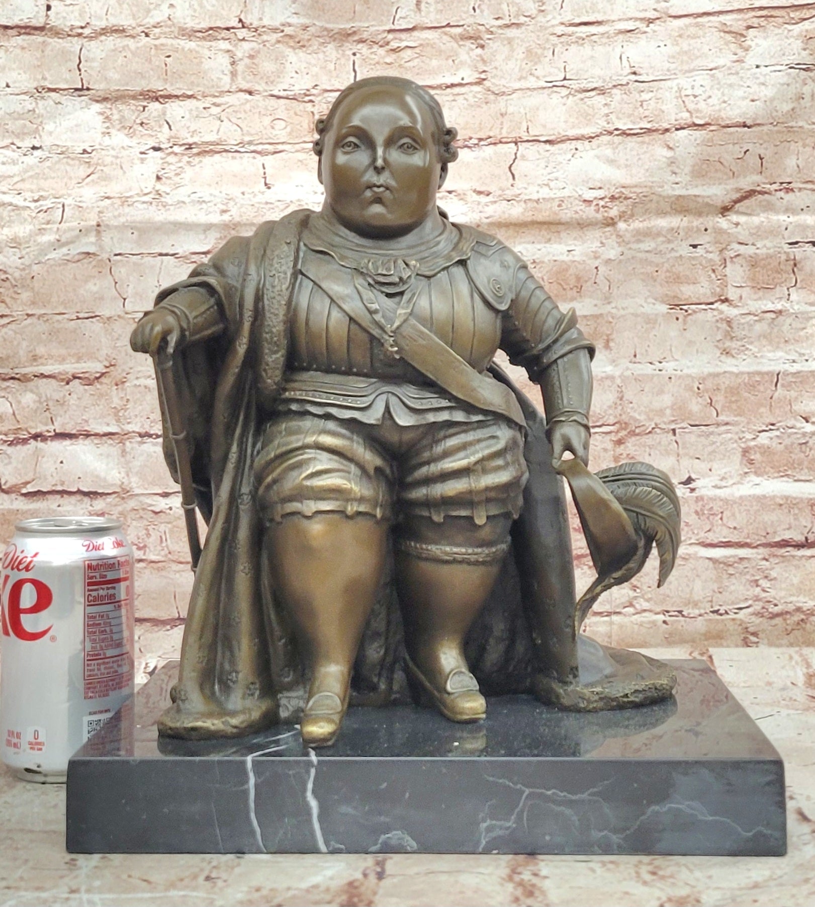 Bronze Figure Louis XVI by Fernando Botero