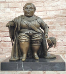 Bronze Figure Louis XVI by Fernando Botero