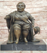 Bronze Figure Louis XVI by Fernando Botero