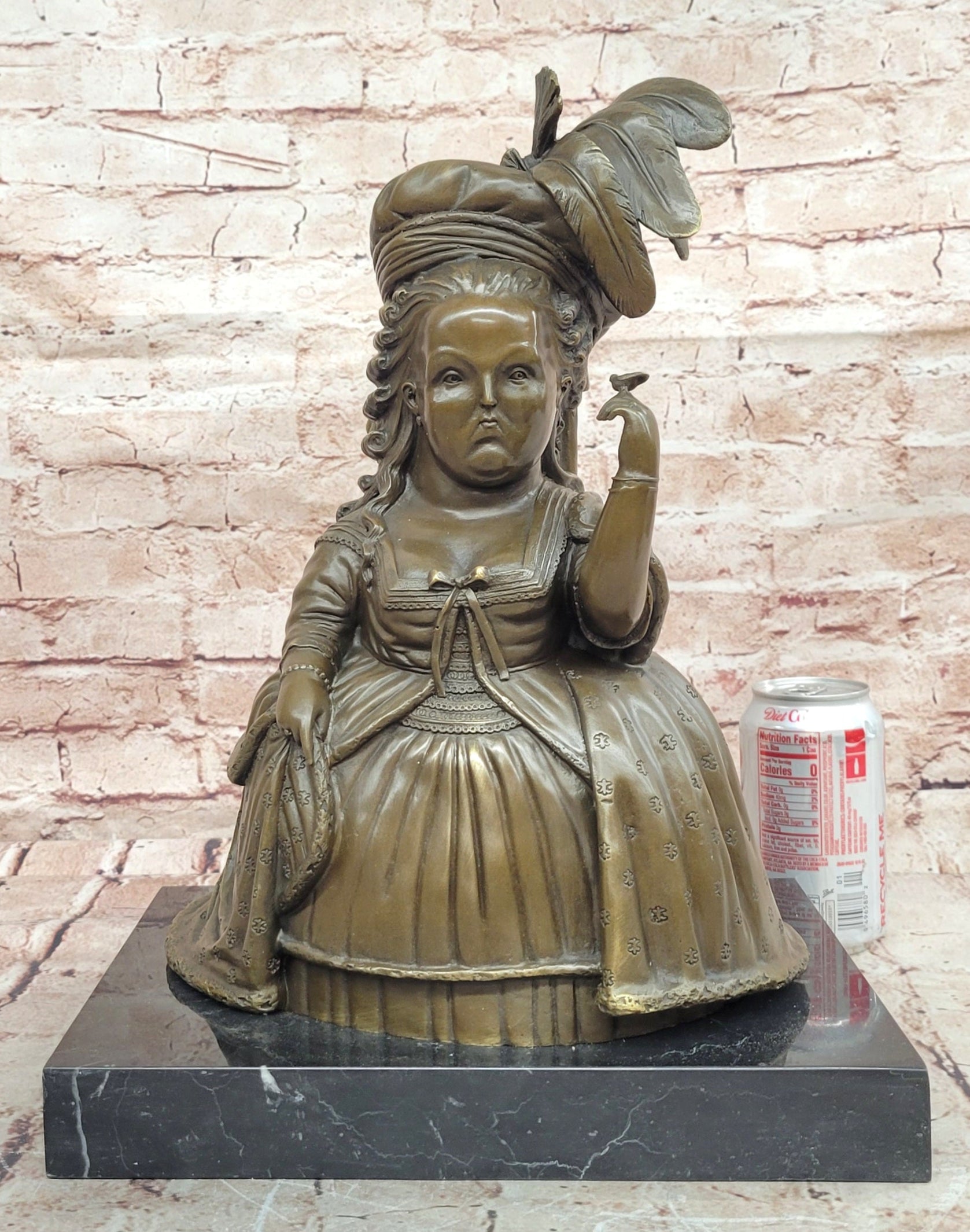 Marie Antoinette Fernando Botero Sculpture Bronze Figurine Statue