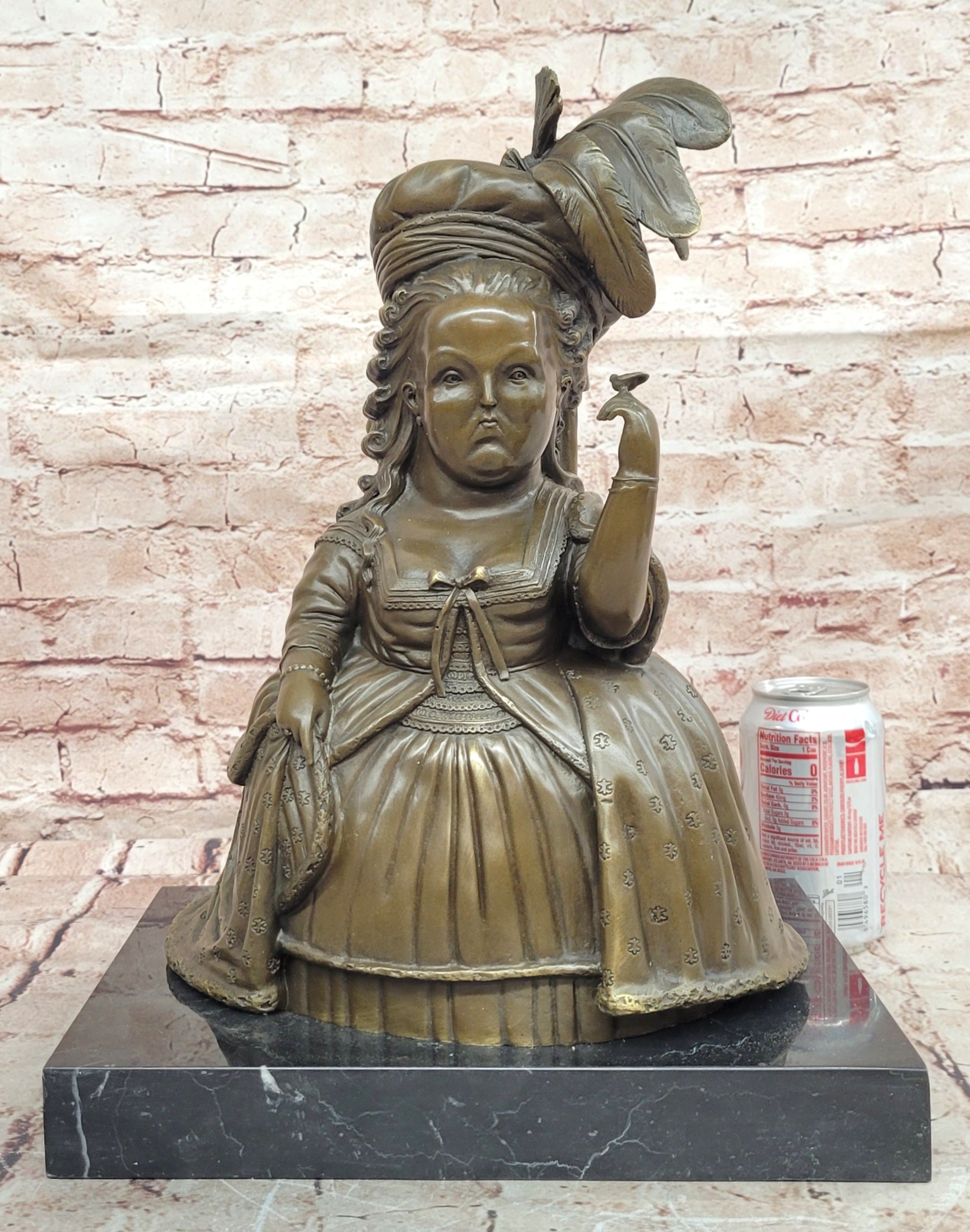 Marie Antoinette Fernando Botero Sculpture Bronze Figurine Statue