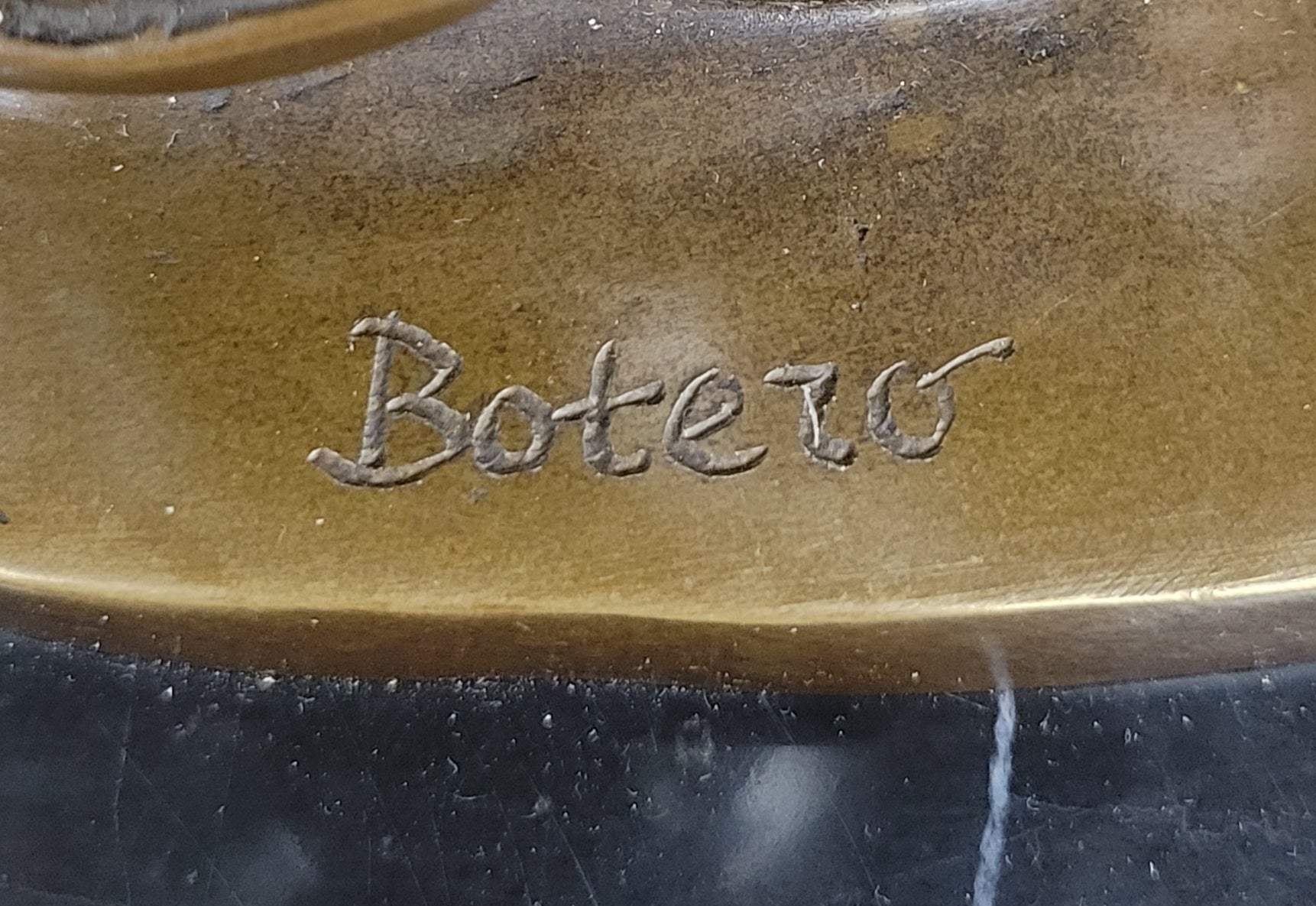 Man & Woman Courting Bronze Sculpture after Fernando Botero