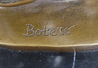 Man & Woman Courting Bronze Sculpture after Fernando Botero