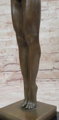 Icarus Rising Bronze Sculpture by Boizot on Marble Base