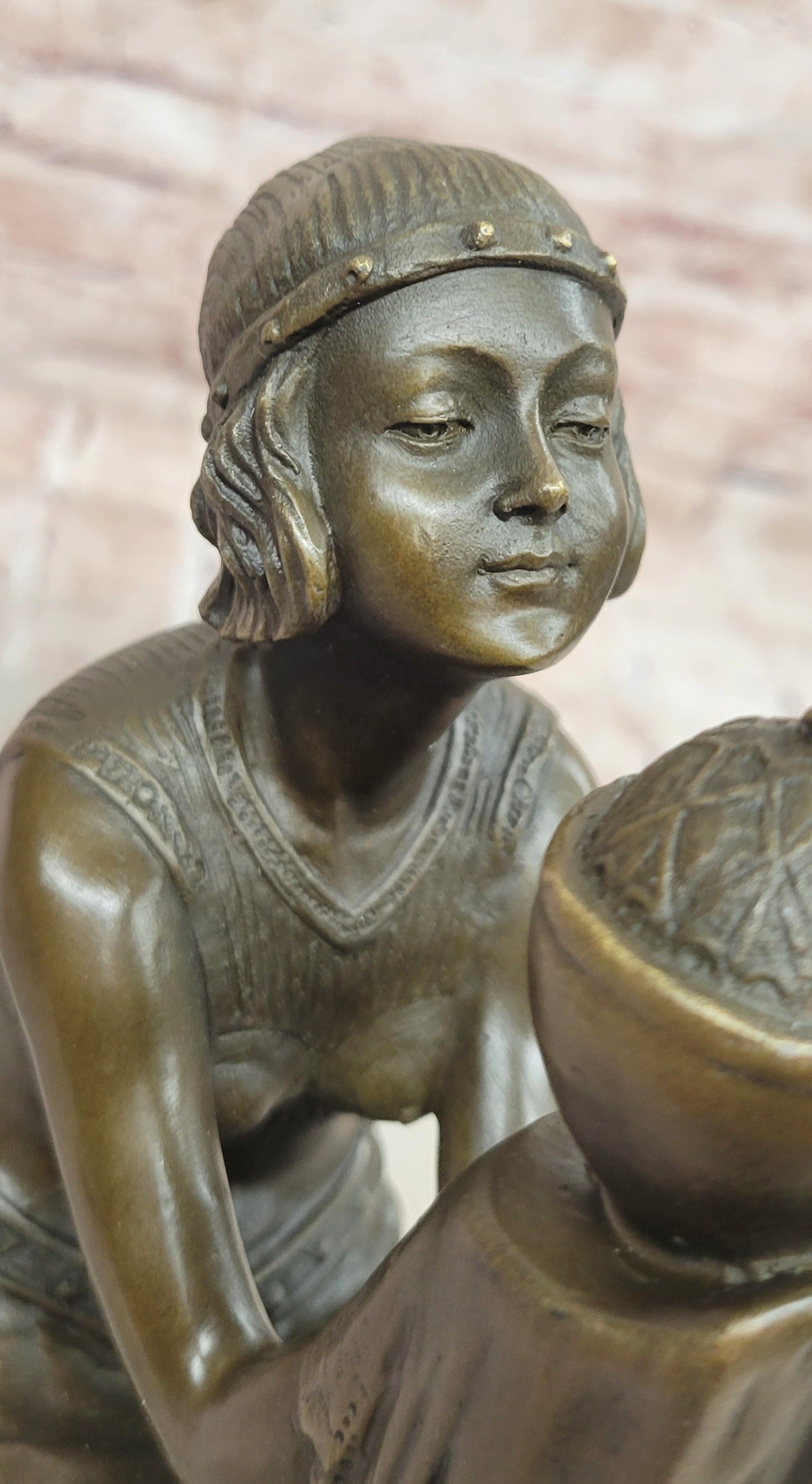Oblivion (1920) Sculpture by Georges Duvernet Art Deco Bronze Statue signed Figurine