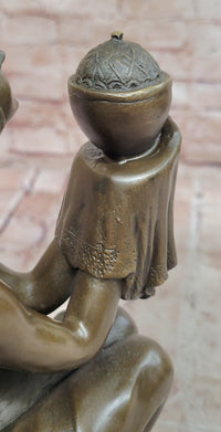 Oblivion (1920) Sculpture by Georges Duvernet Art Deco Bronze Statue signed Figurine