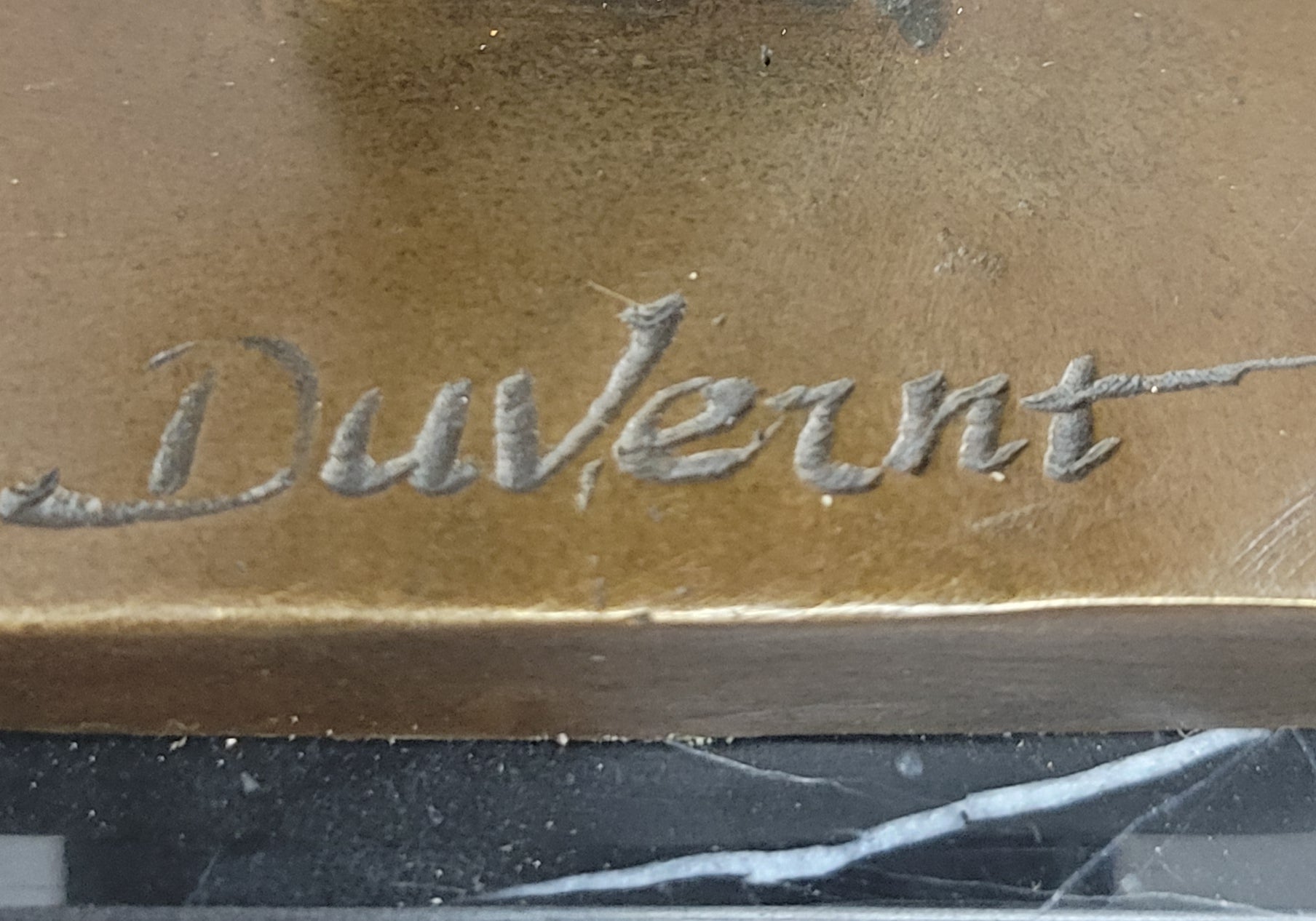 Oblivion (1920) Sculpture by Georges Duvernet Art Deco Bronze Statue signed Figurine
