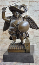 Large Archangel With Hat by Fernando Botero Bronze Sculpture