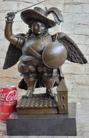 Large Archangel With Hat by Fernando Botero Bronze Sculpture