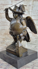 Large Archangel With Hat by Fernando Botero Bronze Sculpture