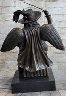 Large Archangel With Hat by Fernando Botero Bronze Sculpture