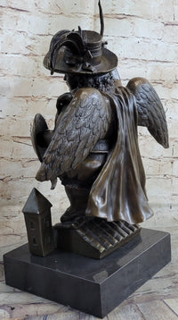 Large Archangel With Hat by Fernando Botero Bronze Sculpture
