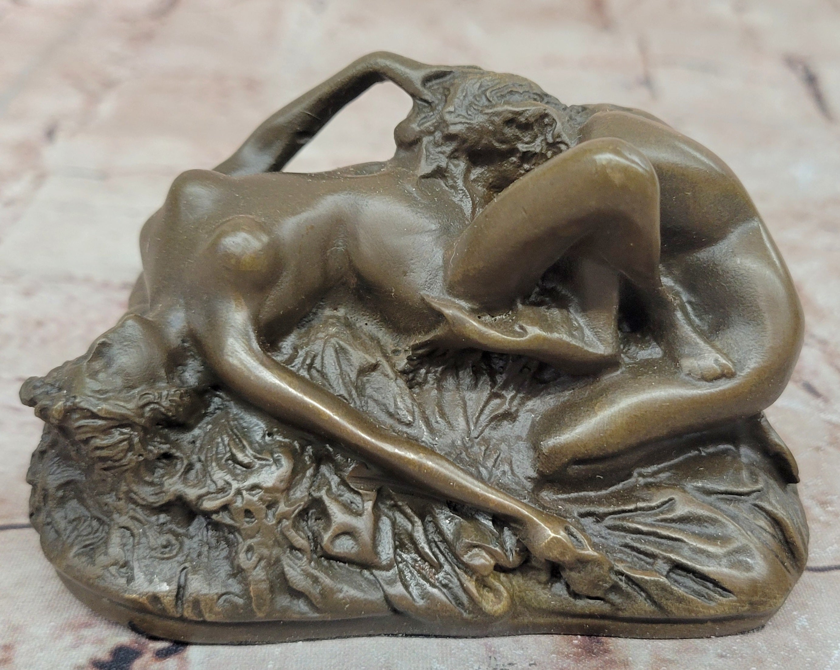 Lambeaux Lesbian Lovers Bronze Sculpture Erotic Art