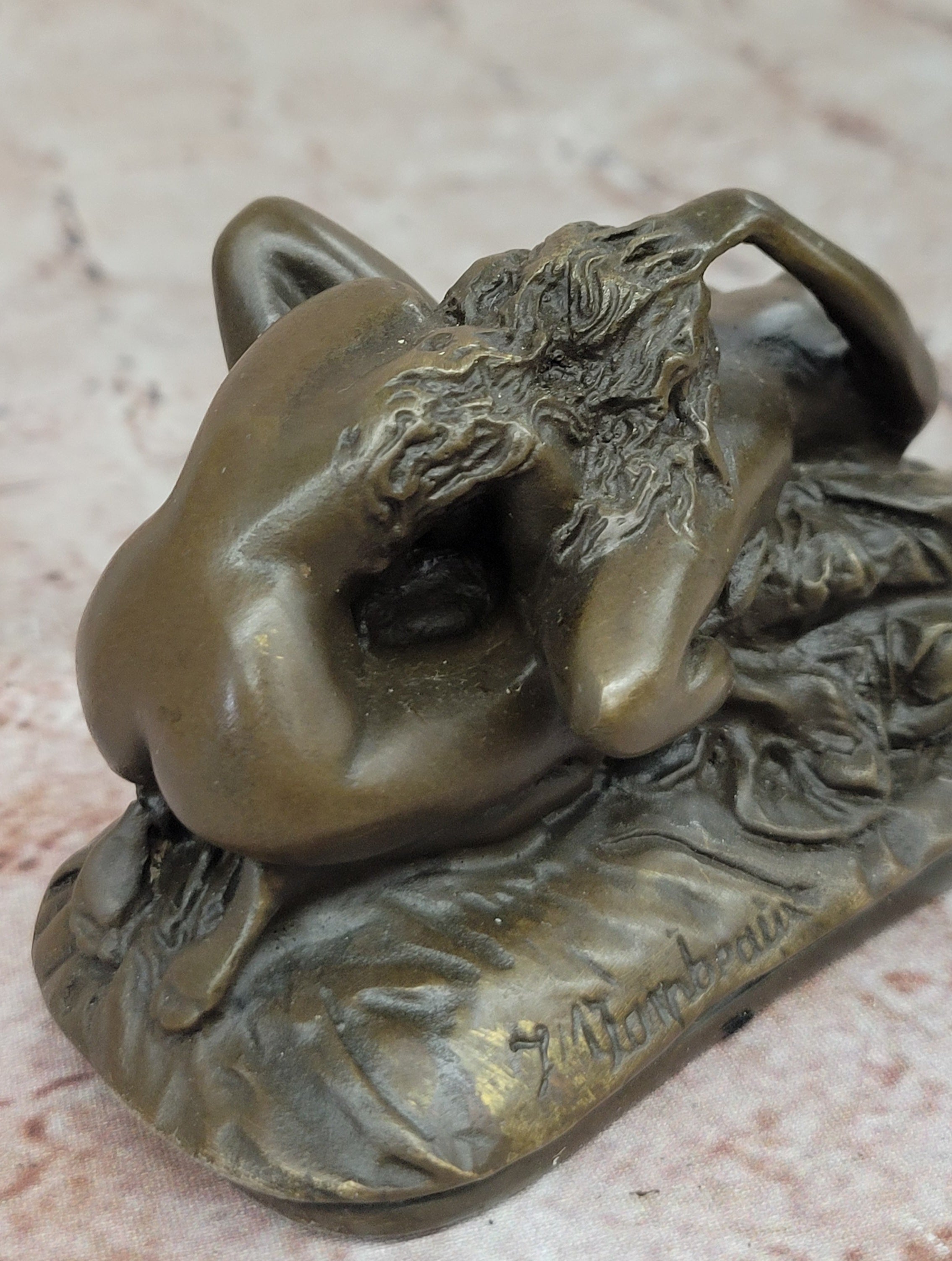 Lambeaux Lesbian Lovers Bronze Sculpture Erotic Art