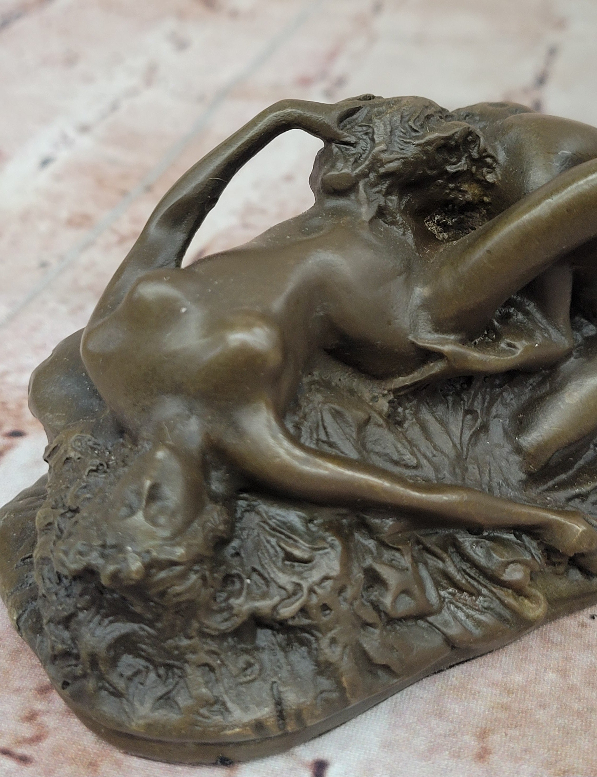 Lambeaux Lesbian Lovers Bronze Sculpture Erotic Art