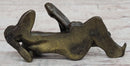 Erotic Novelty Bronze Figurine Sculpture Couple Having Sex Large Phallus Penis 1.5" x 4"