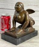 Greek Sphinx Bronze Sculpture Art Deco Lost Wax by Botero