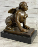 Greek Sphinx Bronze Sculpture Art Deco Lost Wax by Botero