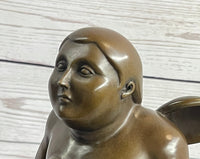 Greek Sphinx Bronze Sculpture Art Deco Lost Wax by Botero