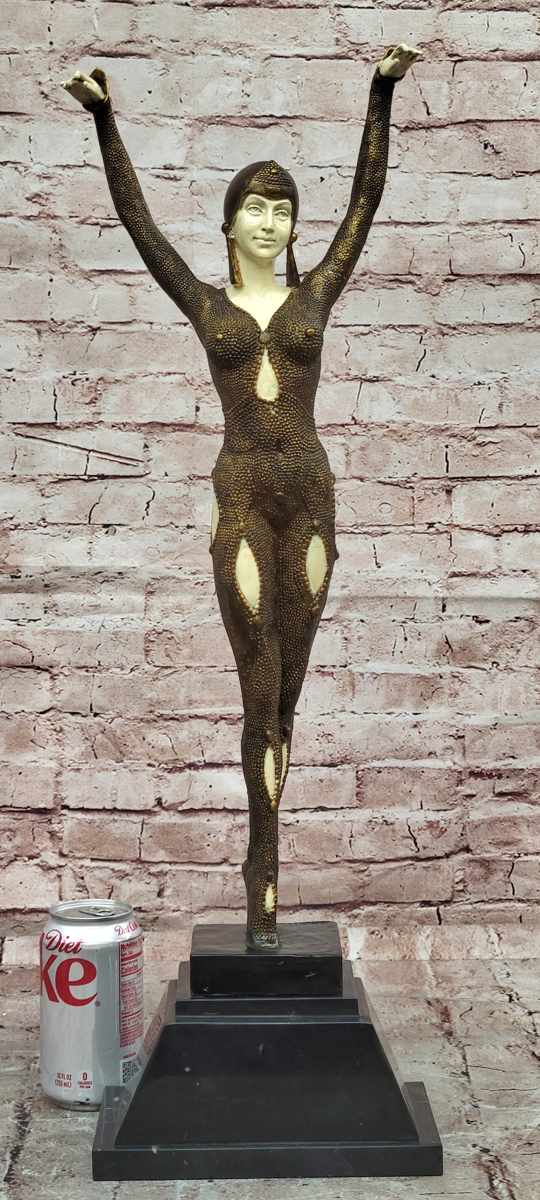 Star Fish Dancer with Cold Paint by Chiparus Bronze sculpture Art Deco Statue