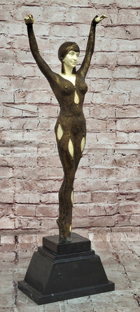 Star Fish Dancer with Cold Paint by Chiparus Bronze sculpture Art Deco Statue