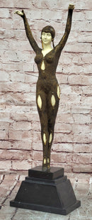 Star Fish Dancer with Cold Paint by Chiparus Bronze sculpture Art Deco Statue