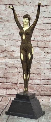 Star Fish Dancer with Cold Paint by Chiparus Bronze sculpture Art Deco Statue