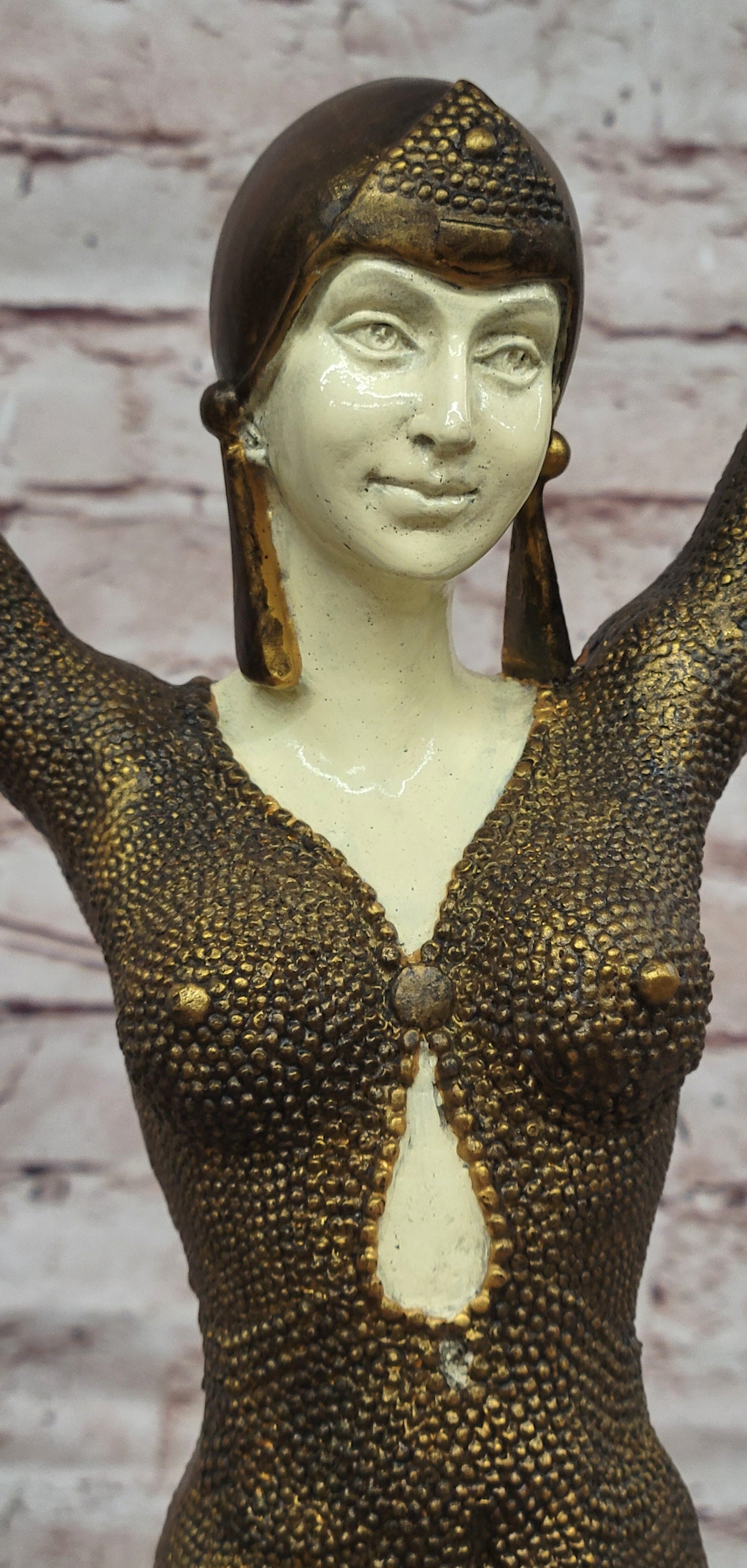 Star Fish Dancer with Cold Paint by Chiparus Bronze sculpture Art Deco Statue