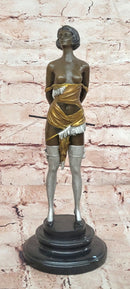 Bronze Sculpture Entitled ''The Riding Crop'' by Art Deco Artist Bruno Zach Sale