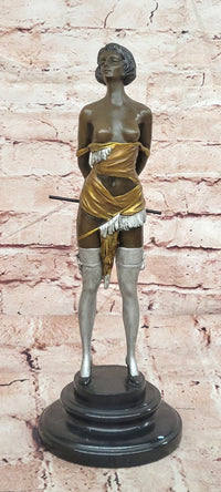 Bronze Sculpture Entitled ''The Riding Crop'' by Art Deco Artist Bruno Zach Sale