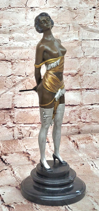 Bronze Sculpture Entitled ''The Riding Crop'' by Art Deco Artist Bruno Zach Sale